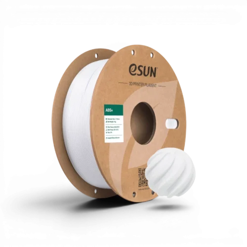 Filament ABS+ eSUN blanc froid 1.75mm 1kg