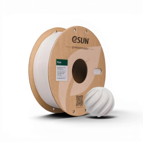 Filament PLA+ eSUN blanc 1.75mm 1kg pour impression 3D