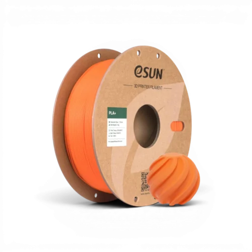 Filament PLA+ eSUN – Orange – 1.75mm – 1kg Filament PLA+ eSUN orange 1.75mm 1kg pour impression 3D