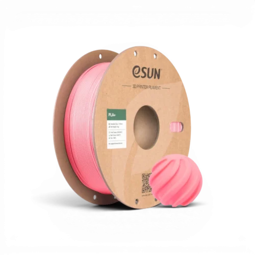 Filament PLA+ eSUN – Rose – 1.75mm – 1kg Filament PLA+ eSUN rose 1.75mm 1kg pour impression 3D