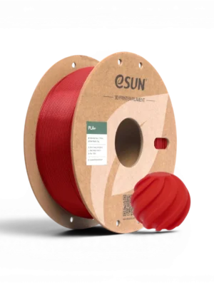 Filament PLA+ eSUN rouge pompier 1.75mm 1kg pour impression 3D
