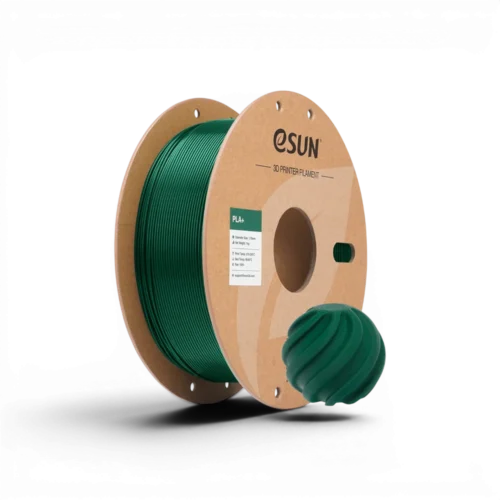 Filament PLA+ eSUN – Vert sapin – 1.75mm – 1kg Filament PLA+ eSUN vert sapin 1.75mm 1kg pour impression 3D