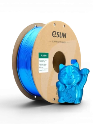 Filament eSUN PLA Silk Bleu 1.75mm 1kg pour impression 3D