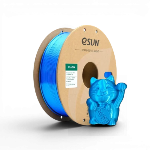 Filament eSUN PLA Silk Bleu – 1.75mm – 1kg Filament eSUN PLA Silk Bleu 1.75mm 1kg pour impression 3D