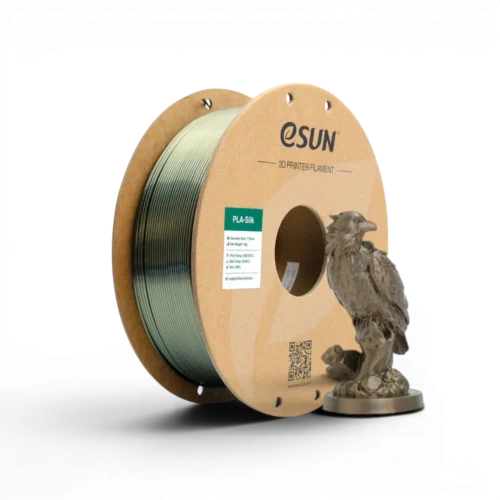Filament eSUN PLA Silk Bronze – 1.75mm – 1kg Filament eSUN PLA Bronze 1.75mm 1kg pour impression 3D