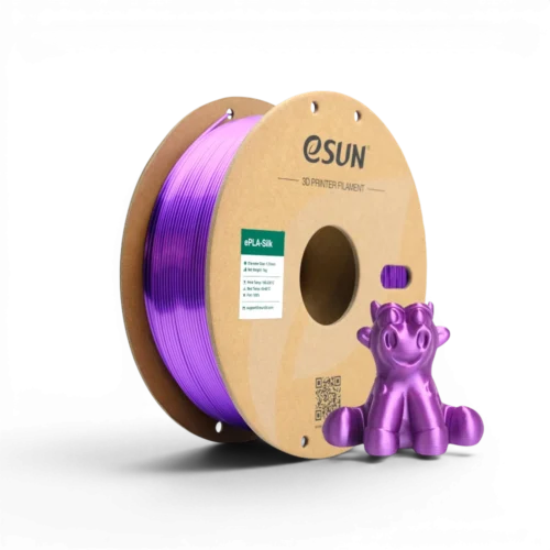 Filament eSUN PLA Silk Violet 1.75mm 1kg pour impression 3D