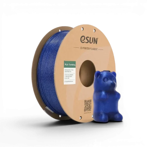 Filament PLA Twinkling bleu eSUN filament PLA Twinkling bleu eSUN