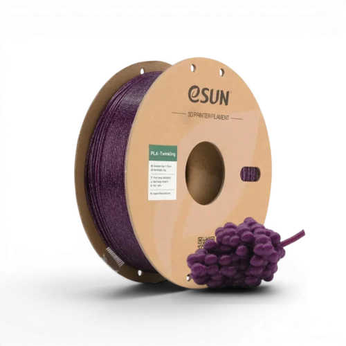 Filament eSUN PLA Twinkling Violet – Fenua 3D Créations eSUN PLA Twinkling Purple filament for 3D printing in Tahiti