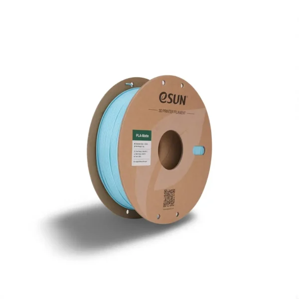 eSUN PLA Matte Light Blue filament for 3D printing in Tahiti