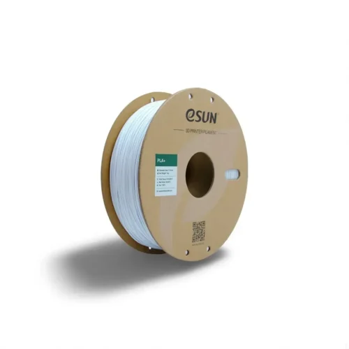 Filament PLA+ eSUN – Blanc froid – 1.75mm – 1kg Filament PLA+ eSUN blanc froid 1.75mm 1kg pour impression 3D