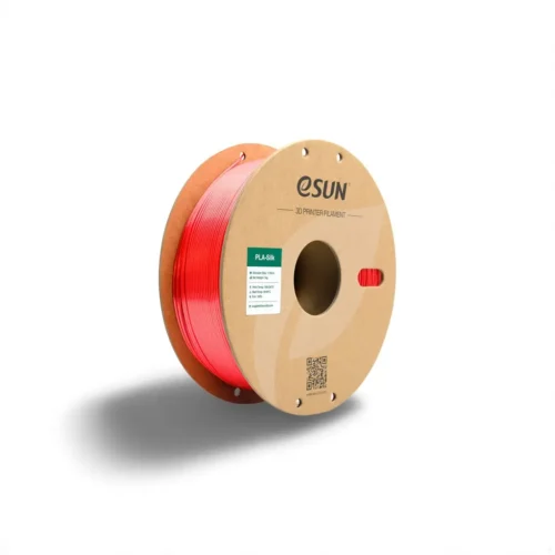Filament eSUN PLA Silk Rouge – 1.75mm – 1kg Filament eSUN PLA Silk Rouge 1.75mm 1kg pour impression 3D