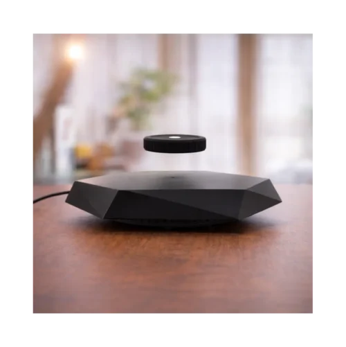 Socle de lévitation magnétique avec galette flottante