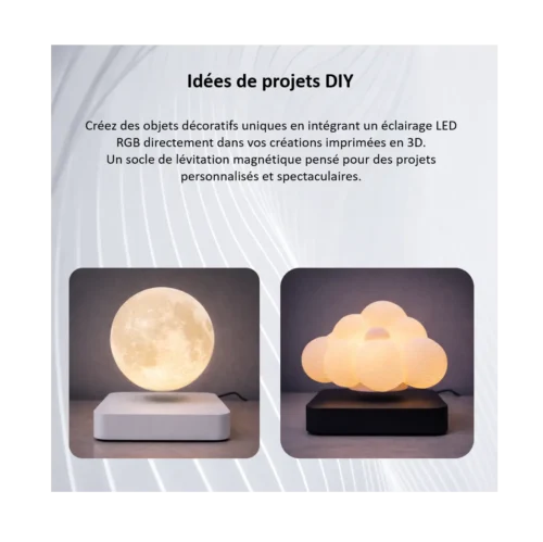 Socle de lévitation LED