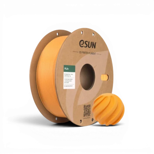 Filament PLA+ eSUN – Abricot – 1.75mm – 1kg Filament PLA+ eSUN abricot 1.75mm 1kg pour impression 3D