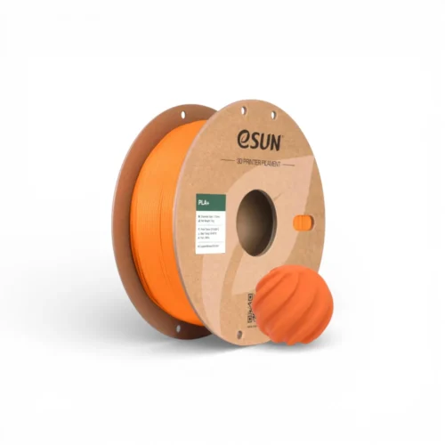 Filament PLA+ eSUN – Orange corail – 1.75mm – 1kg Filament PLA+ eSUN orange corail 1.75mm 1kg pour impression 3D