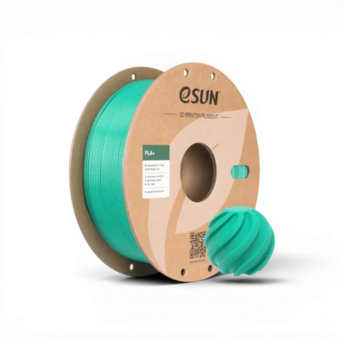 Filament PLA+ eSUN – Vert jade – 1.75mm – 1kg Filament PLA+ eSUN vert jade 1.75mm 1kg pour impression 3D