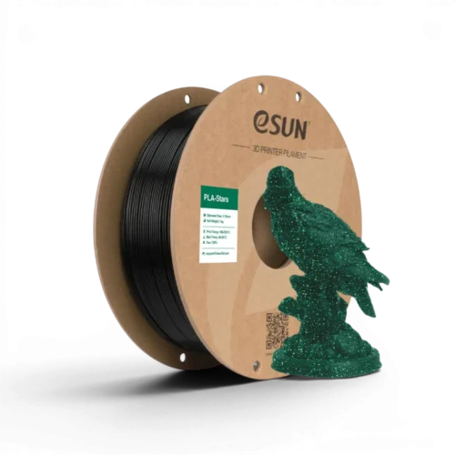 eSUN PLA STARS Noir Galaxie 1.75mm filament lumineux pailleté pour impression 3D