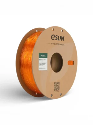 Filament eSUN TPU 95A orange translucide 1.75mm 1kg pour impression 3D