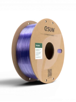 Filament eSUN TPU 95A Violet translucide – 1.75mm – 1kg Filament eSUN TPU 95A Violet translucide 1.75mm 1kg