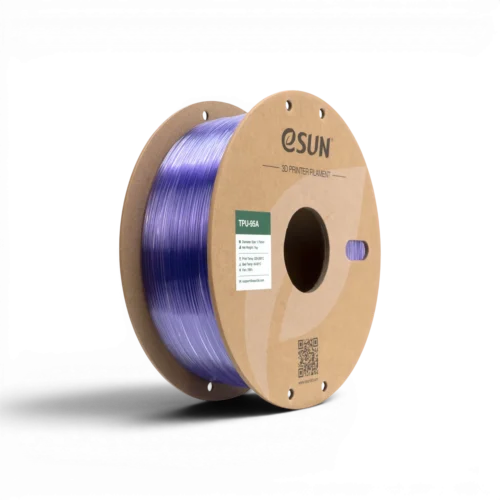Filament eSUN TPU 95A Violet translucide 1.75mm 1kg