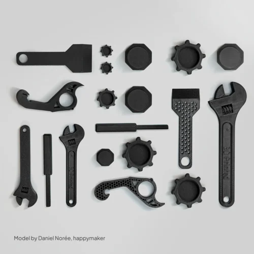Outils et pièces imprimés en 3D réalisés avec l’imprimante ELEGOO Centauri Carbon