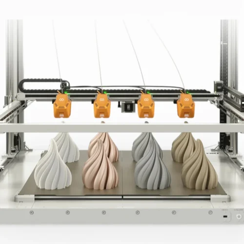 Impression multiple avec 4 têtes d’impression sur l’imprimante 3D ELEGOO OrangeStorm Giga