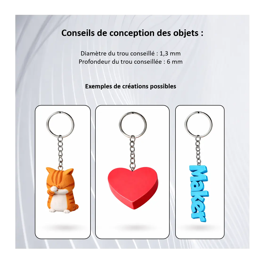 Une figurine pleine de caractère — exemple de porte-clés