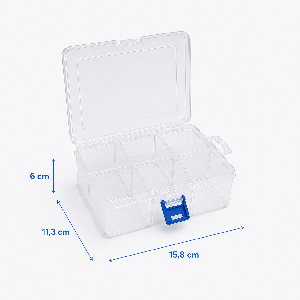 Dimensions : longueur 15,8 cm, largeur 11,3 cm, hauteur 6 cm