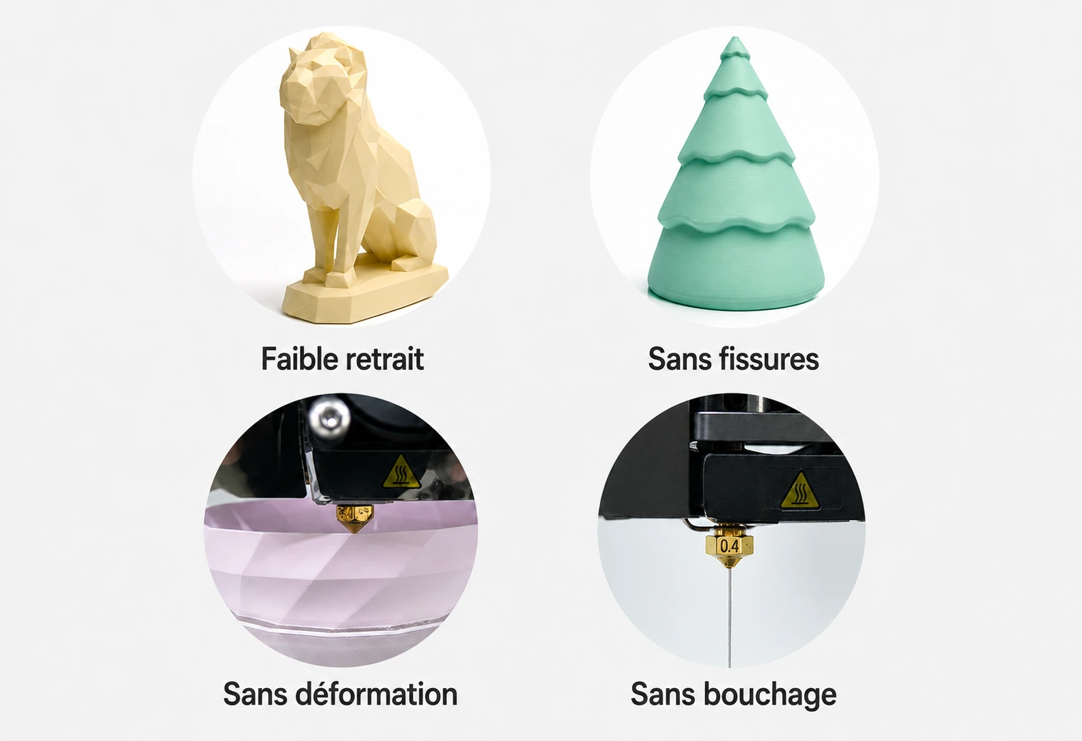 Impression 3D stable sans déformation avec le filament PLA Matte eSUN