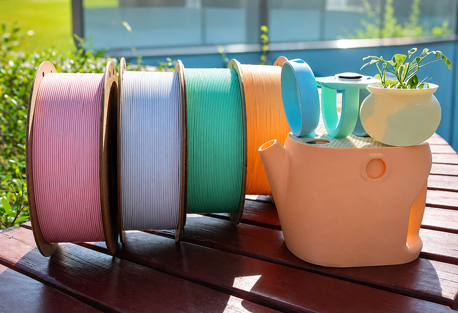 Bobines et accessoires décoratifs imprimés en PETG Matte eSUN