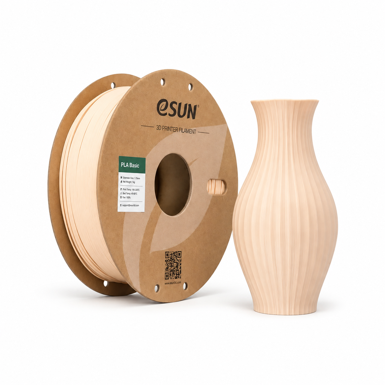 PLA BASIC esun pla basic beige – exemple imprimé