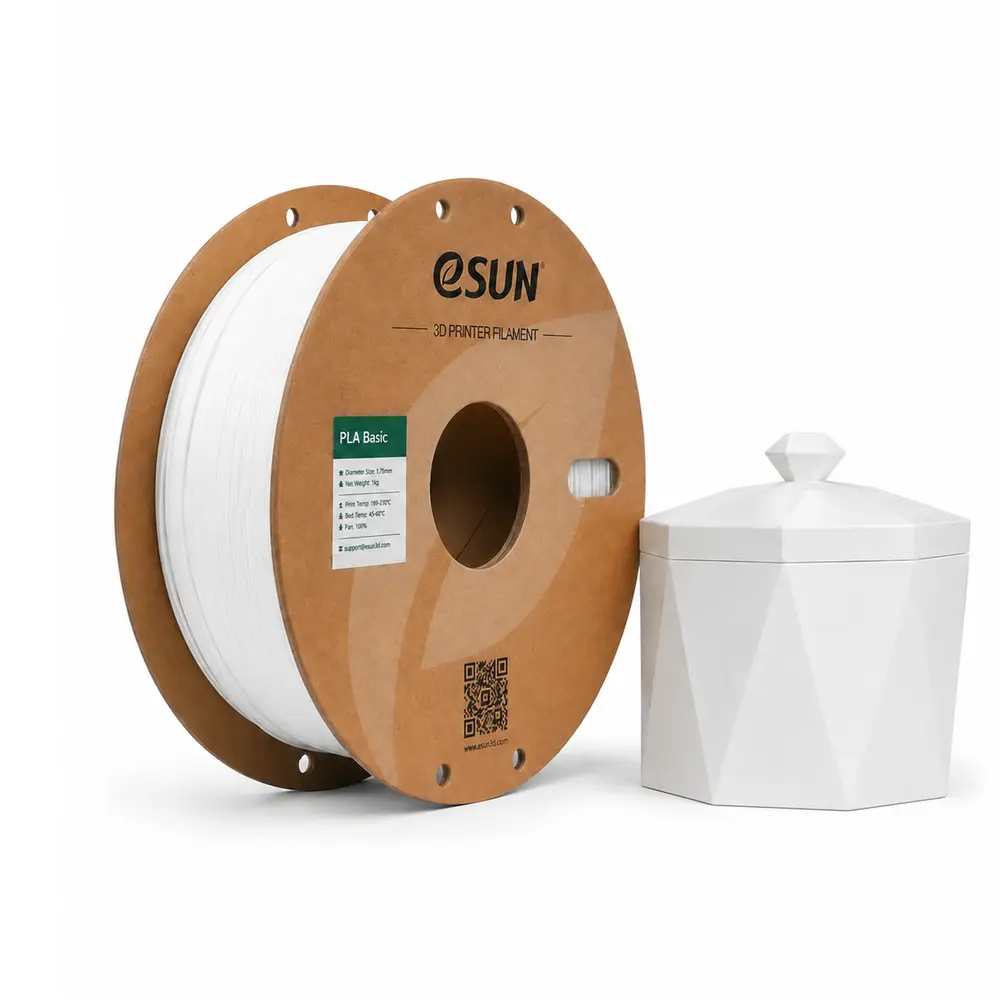 PLA BASIC esun pla basic blanc – exemple imprimé