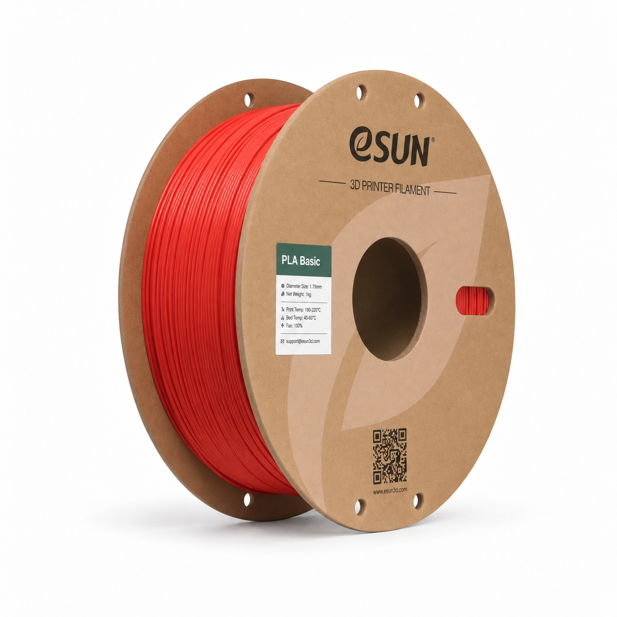 PLA BASIC esun pla basic rouge – bobine seule