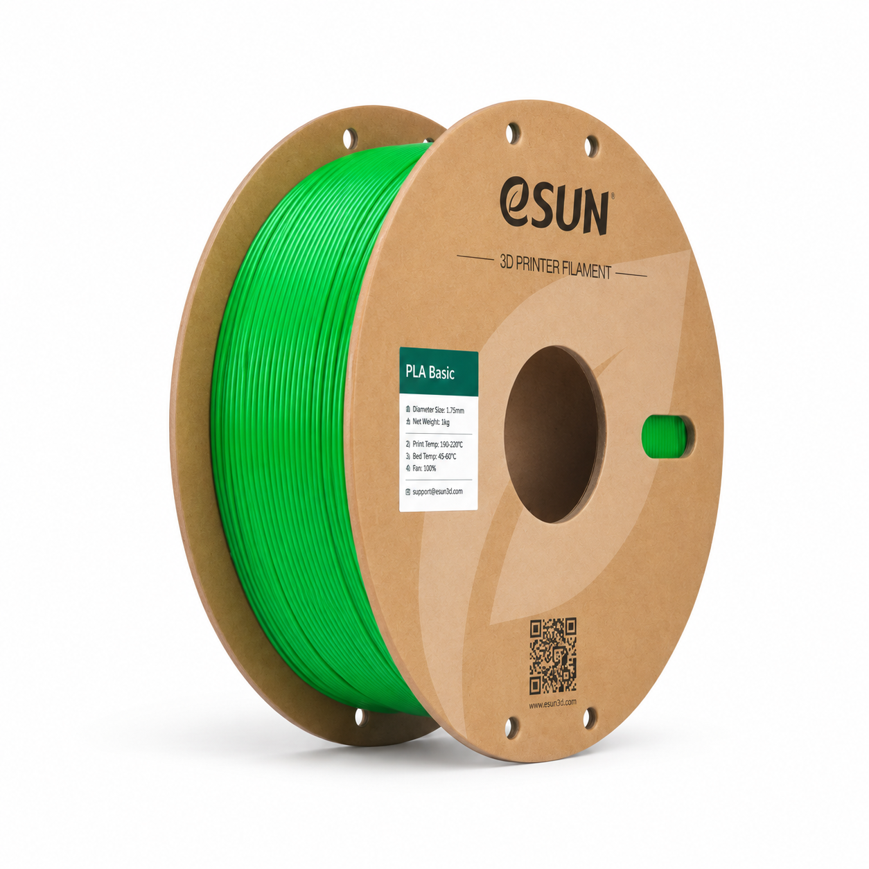 PLA BASIC esun pla basic vert vif – bobine seule