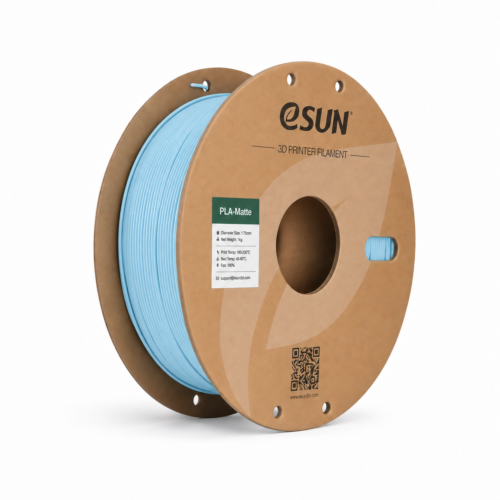 PLA MATTE esun pla matte bleu clair – bobine seule