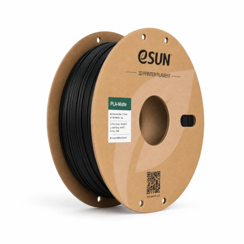esun-pla-matte-noir-bobine PLA MATTE esun pla matte noir – bobine seule
