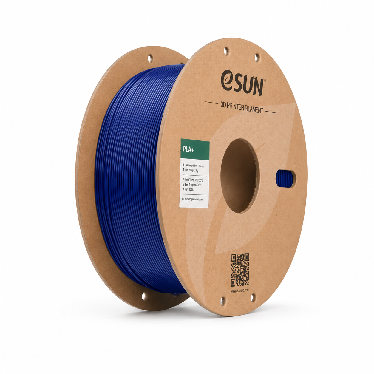 PLA+ filament esun pla plus bleu fonce – bobine seule