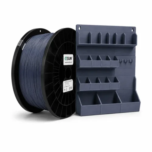 filament-esun-pla-plus-gris-3kg-bobine-et-panneau-organiseur PLA+ 3KG filament esun pla plus gris 3kg – exemple imprimé
