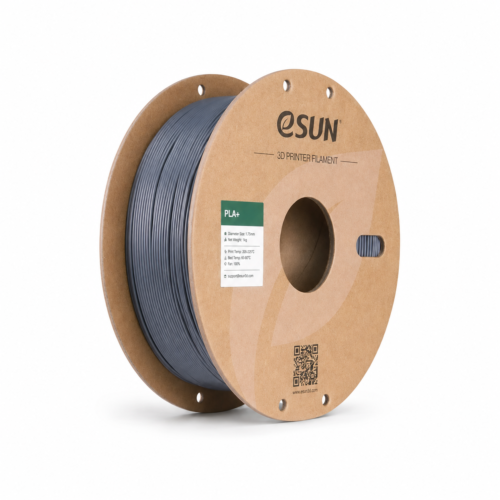 filament-esun-pla-plus-gris-bobine PLA+ filament esun pla plus gris – bobine seule