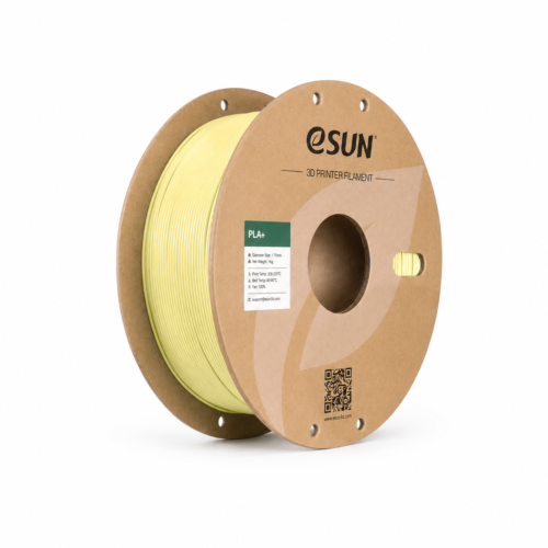 PLA+ filament esun pla plus jaune amande – bobine seule