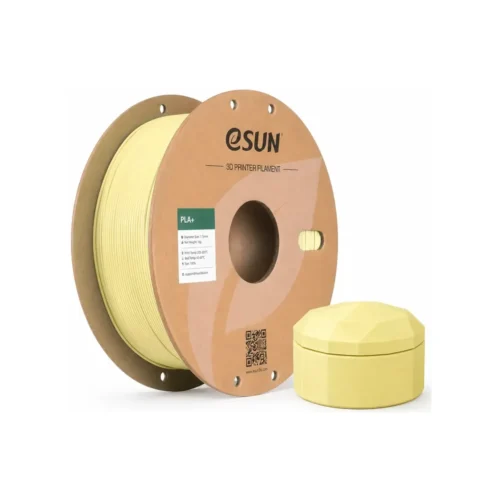 PLA+ filament esun pla plus jaune amande – exemple imprimé