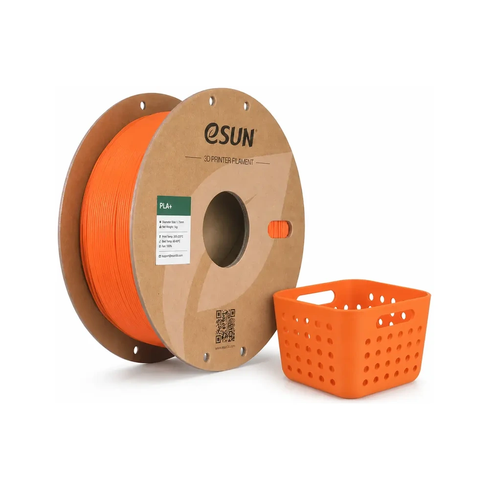 PLA+ filament esun pla plus orange – exemple imprimé