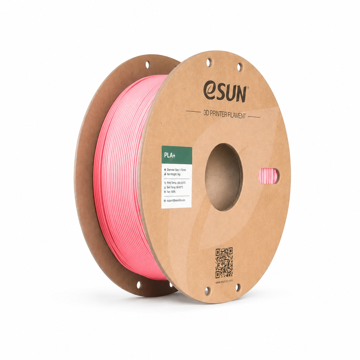 PLA+ filament esun pla plus rose – bobine seule