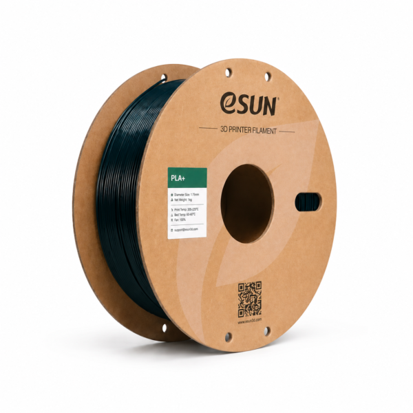 filament-esun-pla-plus-vert-fonce-bobine PLA+ filament esun pla plus vert fonce – bobine seule