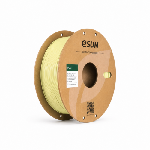 PLA+ filament esun pla plus vert moutarde – bobine seule
