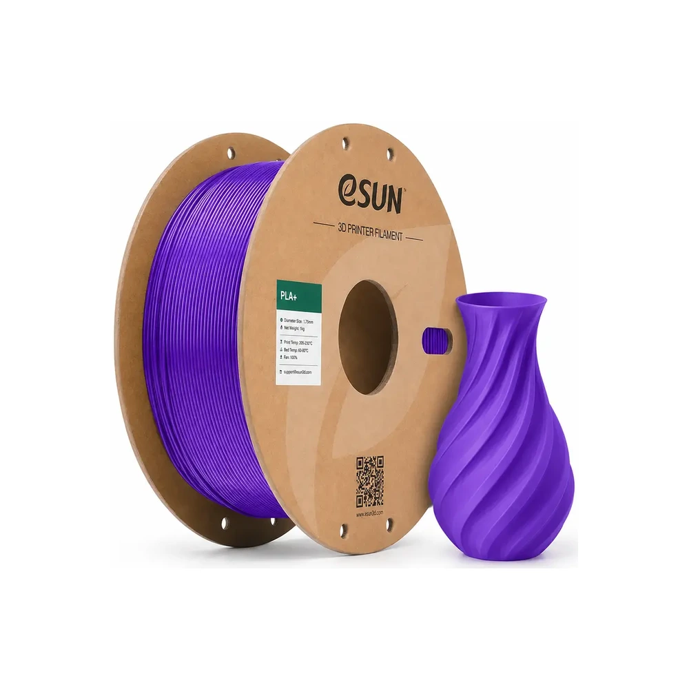 PLA+ filament esun pla plus violet – exemple imprimé